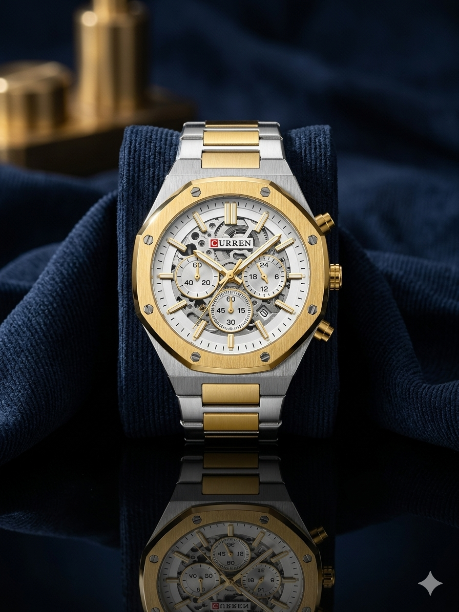 CURREN 8442 Luxury Chronograph