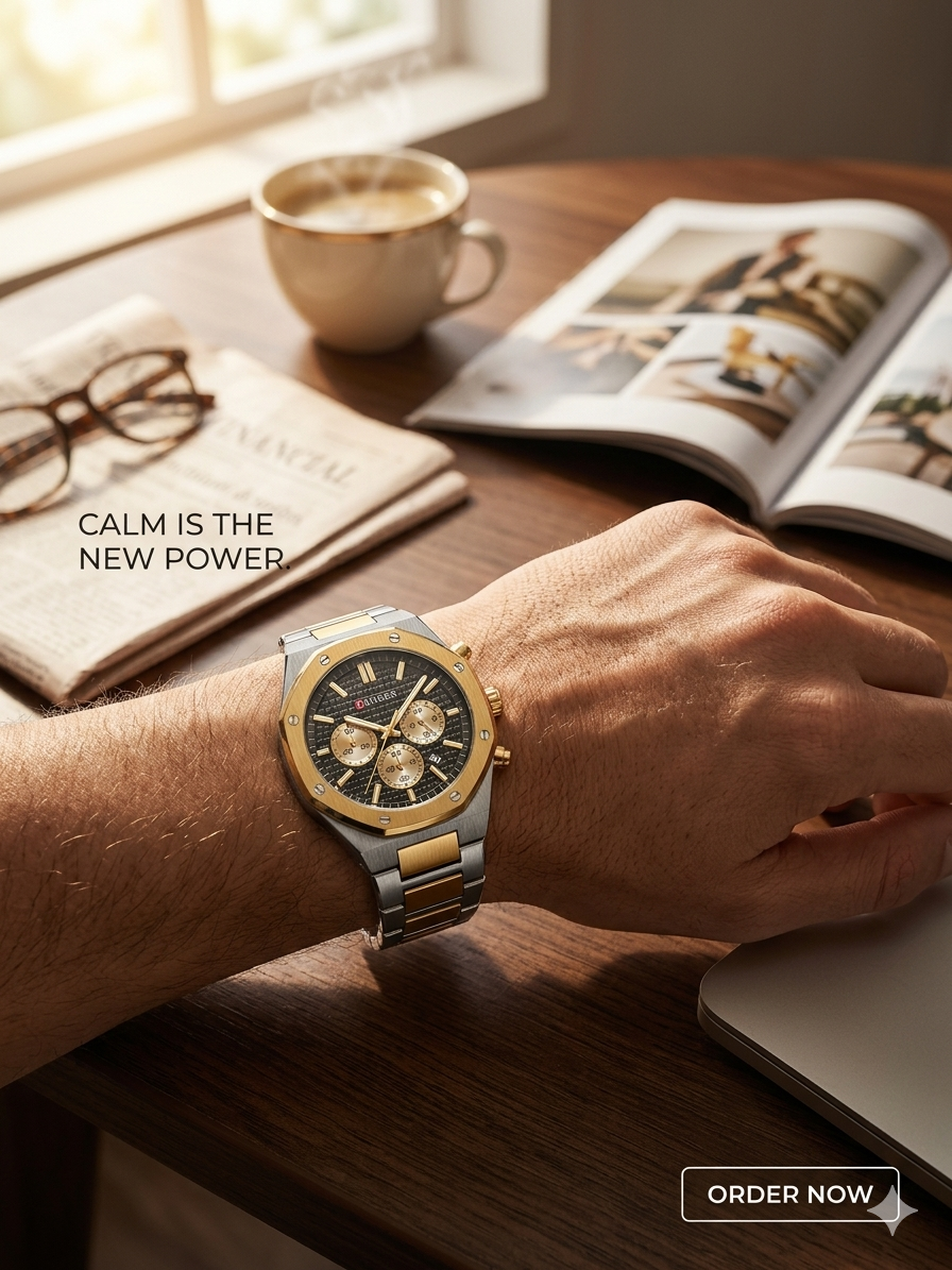 CURREN 8442 Luxury Chronograph